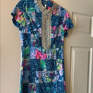 Lilly Pulitzer patchwork dress -worn once